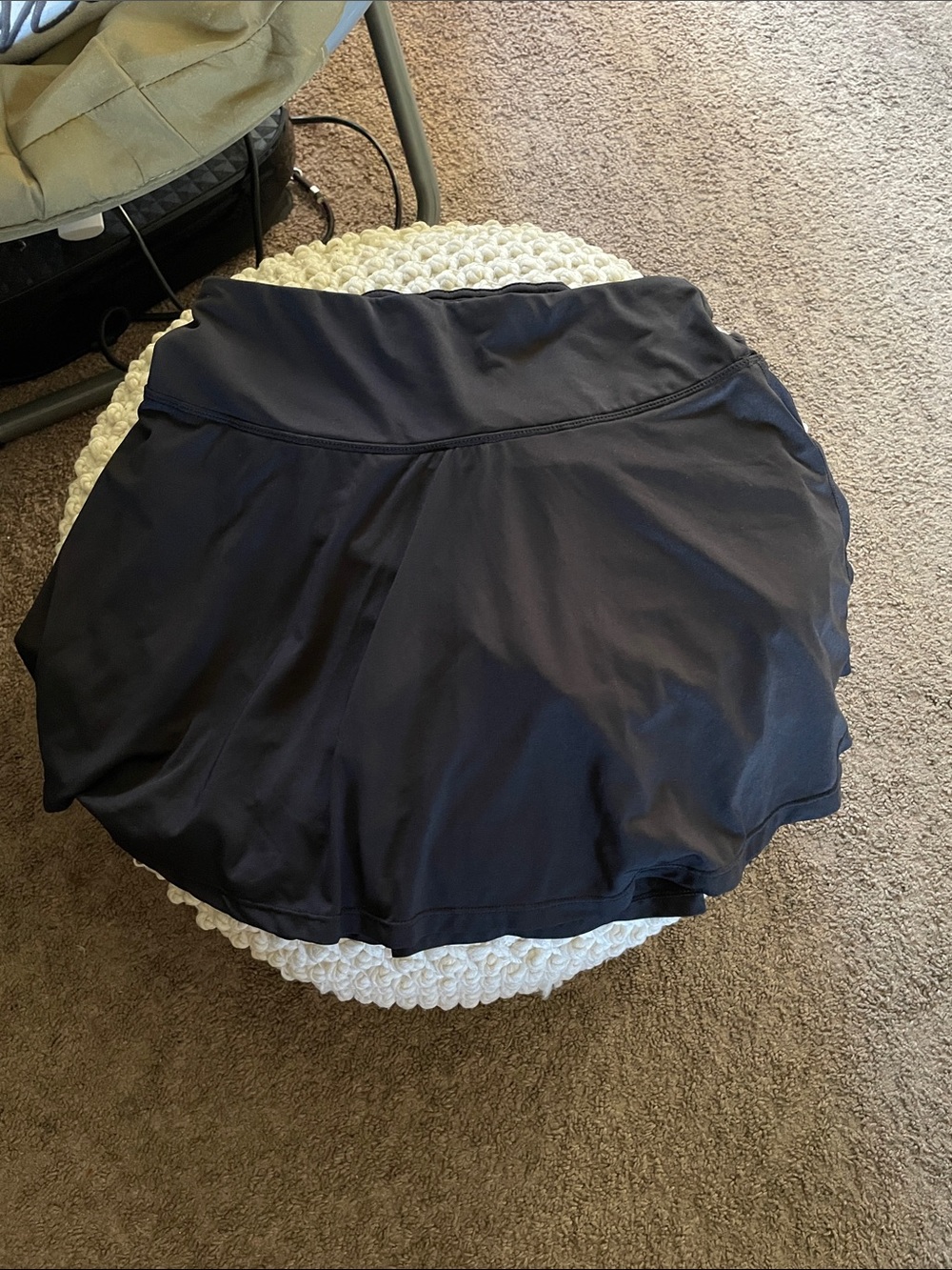 SHEIN Black Active Skort with Wide Waistband